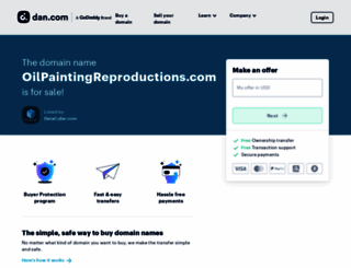 oilpaintingreproductions.com screenshot