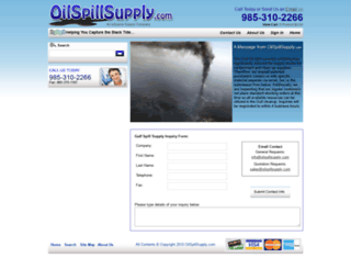 oilspillsupply.com screenshot