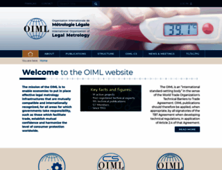 oiml.org screenshot