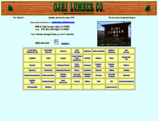 ojailumber.com screenshot