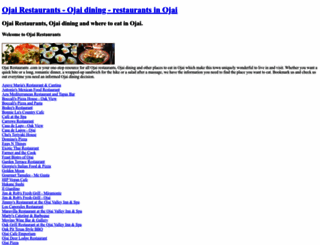 ojairestaurants.com screenshot