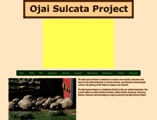 ojaisulcataproject.org screenshot