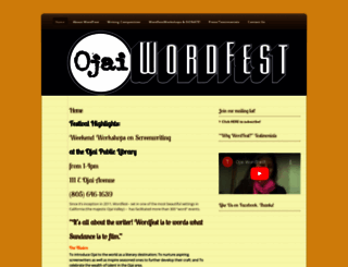 ojaiwordfest.wordpress.com screenshot