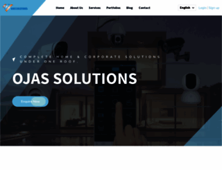 ojassolutions.co.in screenshot