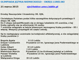 ojn.umcs.lublin.pl screenshot