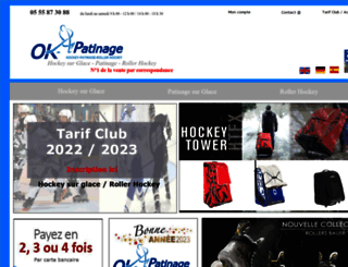 ok-patinage.com screenshot