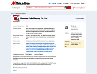 okbearing.en.made-in-china.com screenshot