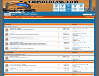 okcthunderfans.com screenshot