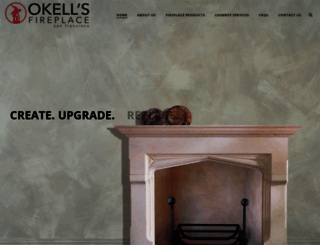 okellsfireplace.com screenshot