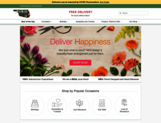 okiegalsflowersandgifts.com screenshot