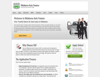 oklahomaautofinance.com screenshot