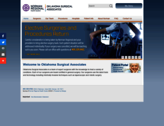 oklahomasurgicalassociates.com screenshot
