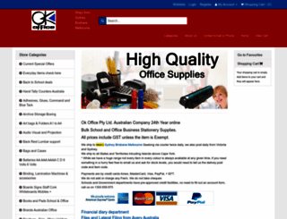 okoffice.com.au screenshot