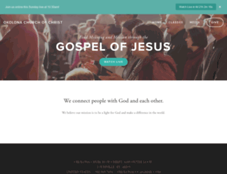 okolonachurchofchrist.com screenshot