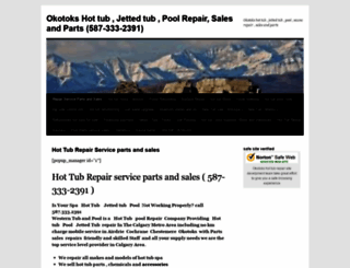 okotokshottubrepair.com screenshot