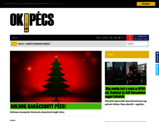okpecs.hu screenshot