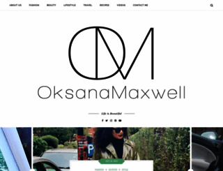 oksanamaxwell.com screenshot