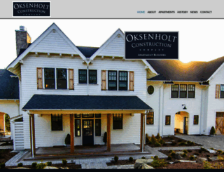 oksenholtconstruction.com screenshot