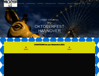 oktoberfest-hannover.de screenshot