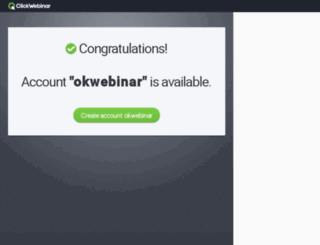 okwebinar.clickwebinar.com screenshot