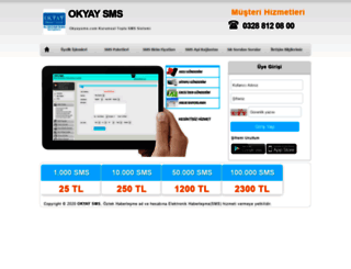 okyaysms.com screenshot
