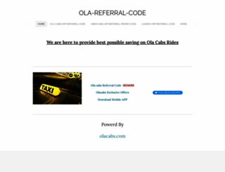 ola-referral-code.weebly.com screenshot