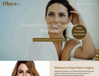 olayaplasticsurgery.com screenshot
