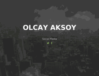 olcayaksoy.com screenshot