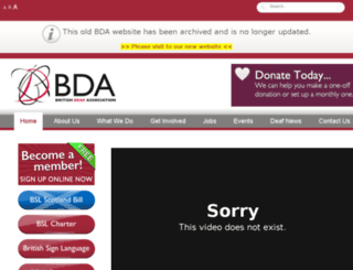old-bda.org.uk screenshot