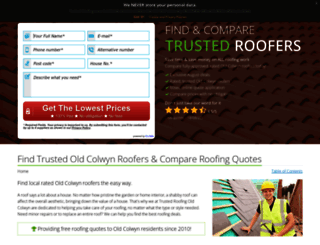 old-colwyn.trusted-roofing.com screenshot