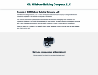 old-hillsboro-building-company-llc.workable.com screenshot