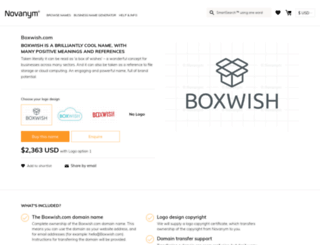 old.boxwish.com screenshot