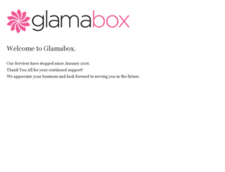 old.glamabox.com screenshot