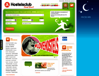 old.hostelsclub.com screenshot