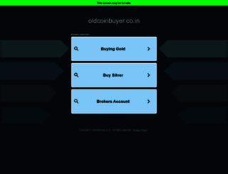 oldcoinbuyer.co.in screenshot