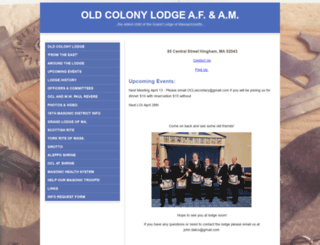 oldcolonylodge.org screenshot