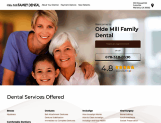 oldemillfamilydental.com screenshot