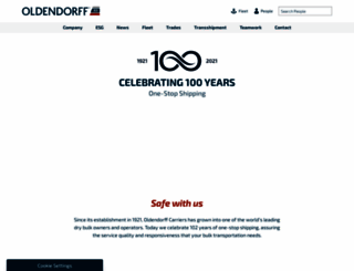 oldendorff.com screenshot