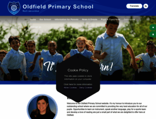 oldfieldprimary.com screenshot