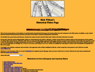 oldflutes.com screenshot