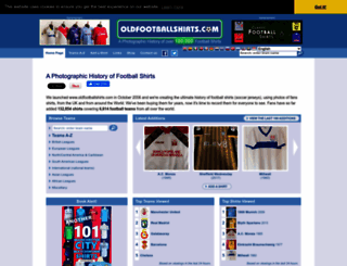 oldfootballshirts.com screenshot