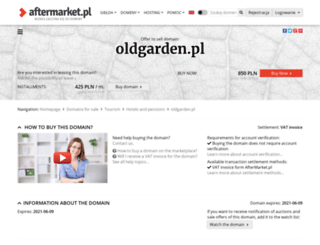 oldgarden.pl screenshot