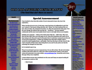 oldlarestaurants.com screenshot