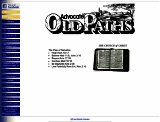 oldpathsadvocate.org screenshot