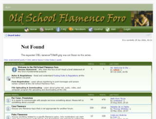 oldschoolflamenco.com screenshot