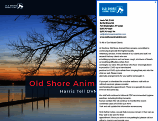 oldshoreanimalclinic.com screenshot