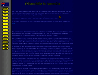 oldsmobileinaustralia.info screenshot