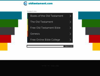 oldtestament.com screenshot