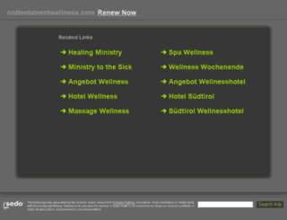 oldtestamentwellness.com screenshot