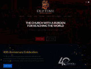oldtimebaptist.com screenshot